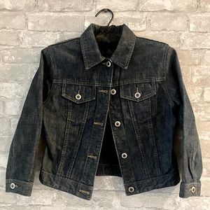 Ann Taylor lightweight denim jacket with 3/4 length sleeves